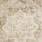 9' X 12' Brown Floral Distressed Area Rug