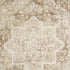 9' X 12' Brown Floral Distressed Area Rug