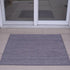 6' Blue Abstract Runner Rug