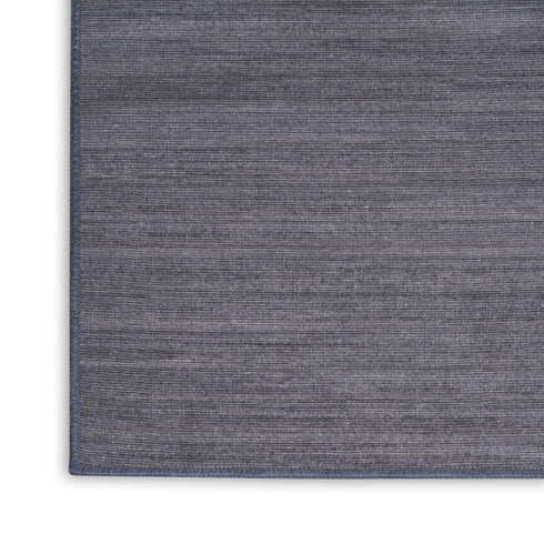6' Blue Abstract Runner Rug