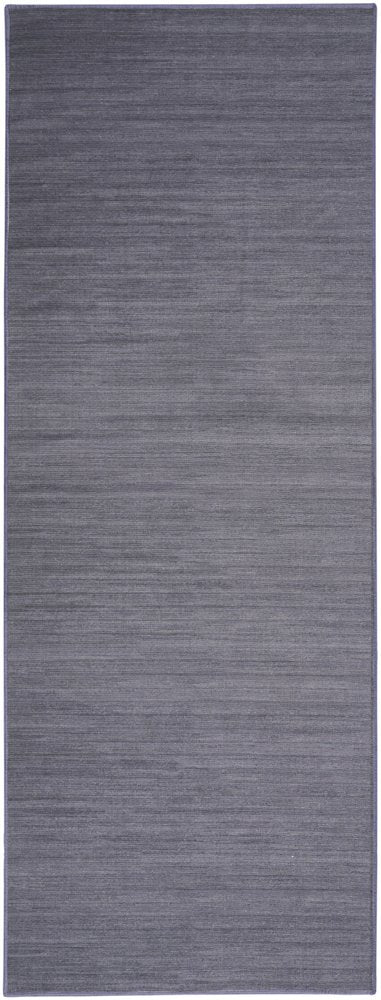 6' Blue Abstract Runner Rug