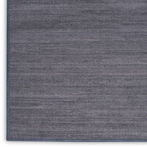 6' Blue Abstract Runner Rug