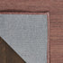 6' Brown Abstract Runner Rug