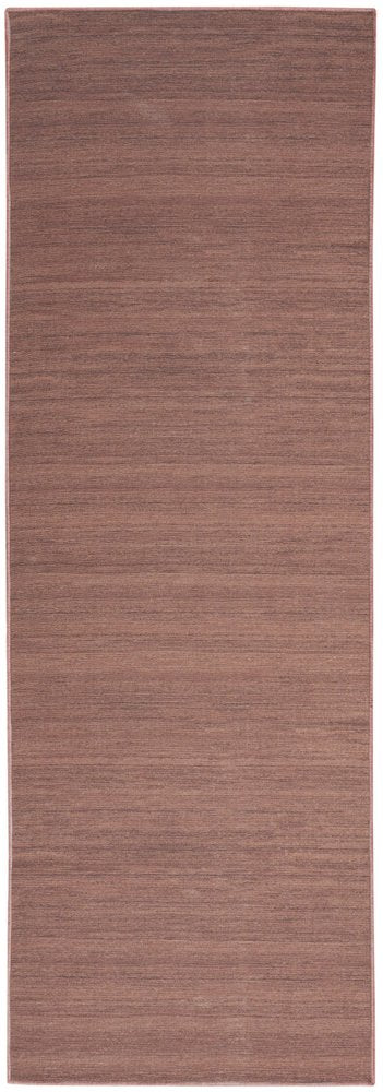 6' Brown Abstract Runner Rug