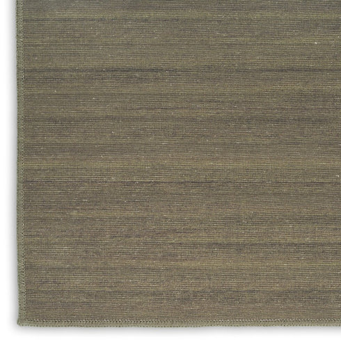 6' Green Abstract Runner Rug