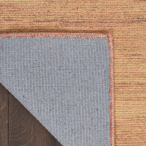 6' Orange Abstract Runner Rug