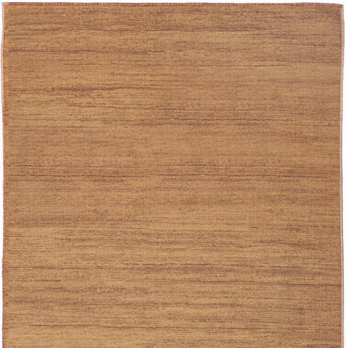 6' Orange Abstract Runner Rug