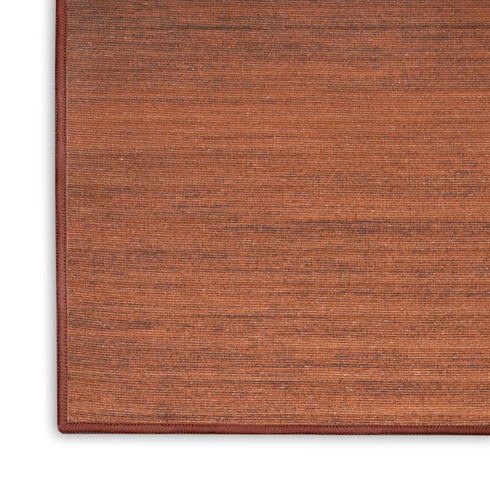 6' Red Abstract Runner Rug