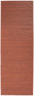 6' Red Abstract Runner Rug