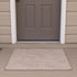 6' Tan Abstract Runner Rug