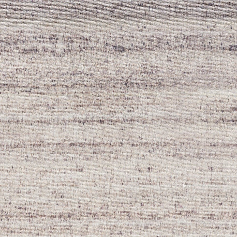 6' Ivory and Light Brown Abstract Washable Runner Rug