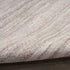6' Ivory and Light Brown Abstract Washable Runner Rug