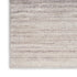 6' Ivory and Light Brown Abstract Washable Runner Rug