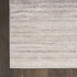 6' Ivory and Light Brown Abstract Washable Runner Rug