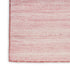 8' Pink Abstract Washable Runner Rug