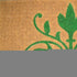 18" X 30" Brown and Green Coir Abstract Outdoor Door Mat