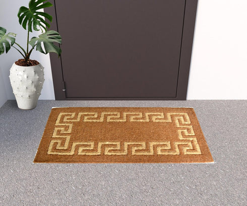 24" X 39" Brown Coir Outdoor Door Mat