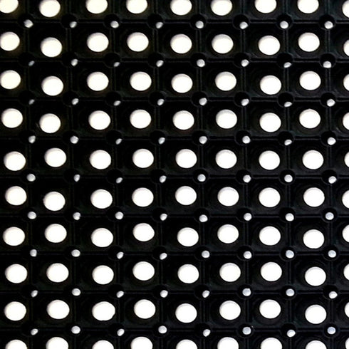 19" X 39" Black Rubber Outdoor Door Mat