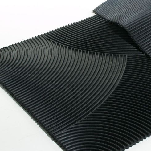 18" X 30" Black Rubber Outdoor Door Mat