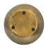 11" Gold Aluminum Round Table Vase