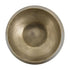 Set of Two Gold Aluminum Round Table Vases