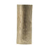 15" Gold Oval Aluminum Table Vase
