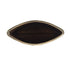 15" Gold Oval Aluminum Table Vase