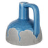 7" Blue And Gray Ceramic Urn Jug Vase