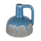 9" Blue And Gray Ceramic Urn Jug Vase