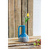 9" Blue And Gray Ceramic Urn Jug Vase