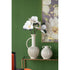10" Sage And Gray Round With Handles Ceramic Table Vase