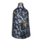 12" Blue And Gold Abstract Bud Glass Table Vase