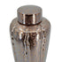 Set of Three Bronze And Silver Ceramic Urn Ginger Jars