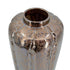 Set of Three Bronze And Silver Ceramic Urn Ginger Jars