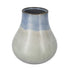 10" Blue And Gray Ombre Ceramic Round Table Vase