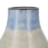 10" Blue And Gray Ombre Ceramic Round Table Vase