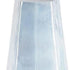 20" Blue And Opal Glass Cylinder Table Vase