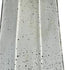 20" Antiqued Silver Glass Cylinder Table Vase