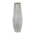 20" Antiqued Silver Glass Cylinder Table Vase
