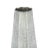 20" Antiqued Silver Glass Cylinder Table Vase