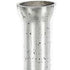 25" Antiqued Silver Floral Glass Bottle Table Vase