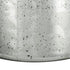 18" Antiqued Silver Floral Glass Table Vase