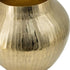 9" Gold Hammered Aluminum Round Table Vase