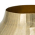 9" Gold Hammered Aluminum Round Table Vase