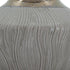 7" Bronze And Gray Ceramic Round Table Vase