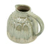 7" Gray Ceramic Round Jug Vase