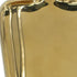 8" Gold Ceramic Modern Abstract Table Vase