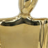 10" Gold Ceramic Modern Abstract Table Vase