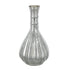 10" Antiqued Silver Glass Round Table Vase