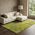 8' X 11' Green Shag Hand Tufted Area Rug